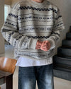 高質款! 質感細密圖案羊毛針織KNIT[四色]