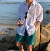 棉麻緊實長袖SHIRT[十一色]