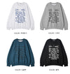 APPAREL FONT印花圓領衛衣MTM[四色]