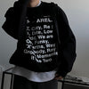 APPAREL FONT印花圓領衛衣MTM[四色]