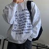 APPAREL FONT印花圓領衛衣MTM[四色]