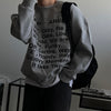 APPAREL FONT印花圓領衛衣MTM[四色]