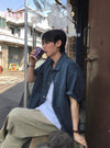 店主推薦! BFABLE挺闊牛仔短袖JACKET[兩色]