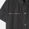 店主推薦! BFABLE挺闊牛仔短袖JACKET[兩色]