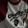CLASSIFY拼色短袖針織KNIT[三色]