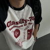 CLASSIFY拼色短袖針織KNIT[三色]