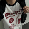 CLASSIFY拼色短袖針織KNIT[三色]