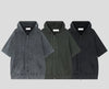 街頭風PIGMENT短袖連帽針織HOODIE[三色]