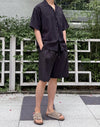 店主推薦! 心機STRIPE休閒短袖SHIRT[四色]