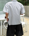 清新款! 韓系細節拼色短袖SHIRT[三色]