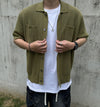 多色入! 編織雙口袋翻領CARDIGAN[八色]