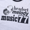 HEADSET MELODY印花棉質短袖TEE[四色]
