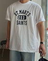 ST.MART'S印花棉質短袖TEE[五色]
