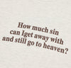 HEAVEN QUOTE印花棉質短袖TEE[三色]