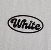 WHITE印花棉質短袖TEE[五色]