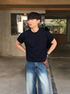 🏆必入! USA純棉! 純色基礎CROP短袖TEE[四色]