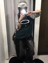 STORM插肩袖撞色棉質短袖TEE[三色]