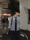 ROTATE直間條短版長袖SHIRT[兩色]