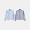 ROTATE直間條短版長袖SHIRT[兩色]