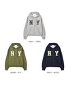 NY貼片廓形連帽ZIP-UP[三色]