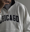 CHICAGO撞色半拉鍊衛衣MTM[五色]