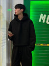(新增黑色!🔥) 暗粉短版針織HOODIE[兩色]