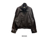 (設計師高品質款) KNIGHT層次感LEATHER JACKET[兩色]
