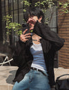 DAMAGE暗直間針織CARDIGAN[兩色]