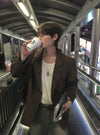 SUEDE麂皮經典鈕扣BLAZER[兩色]