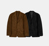SUEDE麂皮經典鈕扣BLAZER[兩色]