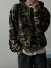 OVERFIT迷彩高品質DOUBLE ZIP-UP[兩色]