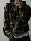 OVERFIT迷彩高品質DOUBLE ZIP-UP[兩色]