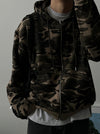 OVERFIT迷彩高品質DOUBLE ZIP-UP[兩色]