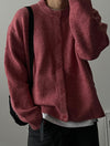 CLOUD初秋圓領針織CARDIGAN[五色]