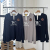 NATURALWORTH個性撞色長袖POLO[三色]