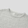 🇰🇷特別質感! 圈圈冷織鎖邊純色長袖KNIT[四色]