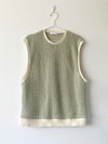 CROSS鏤空春夏針織VEST[三色]