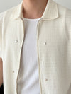鱗片鉚釘雙拉鍊CARDIGAN[四色]