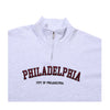 PHILADELPHIA刺繡HALF-ZIP上衣[三色]