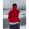 高品質基本款! 廓形純色線條設計棉質HOODIE[九色]