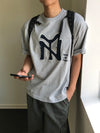 NEW YORK貼片棉質短袖TEE[四色]