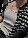 私心推!🙌🏻DOUBLE LINE休閒感圓領CARDIGAN[四色]