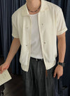 鱗片鉚釘雙拉鍊CARDIGAN[四色]