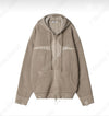 街頭風🛹SHINE PIGMENT重工針織連帽ZIP-UP[三色]