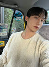 🇰🇷特別質感! 圈圈冷織鎖邊純色長袖KNIT[四色]