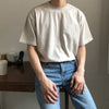 深灰色XL現貨 - BASIC純色棉質短袖TEE[三十色]