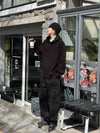 [STREET STYLE!] 直向浮紋連帽針織HOODIE[三色]