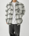 [30%羊毛!] 格紋CHECK口袋羊毛JACKET[兩色]