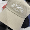 (韓國熱門!) "LOS ANGELESS" 水洗色CAP[六色]