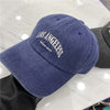 (韓國熱門!) "LOS ANGELESS" 水洗色CAP[六色]